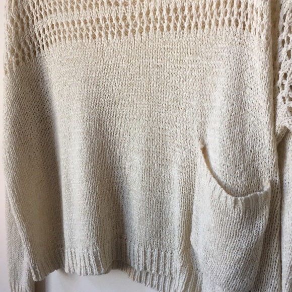 Cream Colored Pullover Sweater - Picture 3 of 5